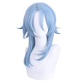 thumbnail image 3 of Genshin Impact-Peluca de Cosplay azul hielo para Ayato Kamisato, larga y esponjosa, resistente al calor, fiesta de Halloween, 3 of 4