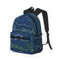 thumbnail image 2 of Gaeub Shark School Backpack Waterproof Bookbag for Men Women College High School Bags, 2 of 8