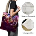 thumbnail image 3 of iCarly Bolso de tela con estampado de lienzo para mujer, bolsa de compras reutilizable y estética, con cremallera interior, regalo para mujer,40*40cm., 3 of 6