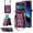 Darkpurple, variant on ELEHOLD Wallet Case for Motorola Razr 2025 ,Shockproof Leather Card Cash Slots Flip Kickstand Protective Wallet Case with Shoulder Strap / Lanyard for Motorola Razr 2025 ,Black