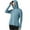 #2 Sky Blue, variant on Kilaqueen Womens UPF 50+ Sun Protection Hoodie Shirt Lightweight Cooling Ice Silk Zip Up Athletic Jacket Ourdoor Hiking Long Sleeve Summer Fishing Shirts with Face Mask Thumb Holes