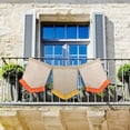 thumbnail image 2 of Muka 6 Pcs Blank Garden Flags with Ruffle, Burlap Lawn Yard Banners, 12" X 18"-Brown, 2 of 8