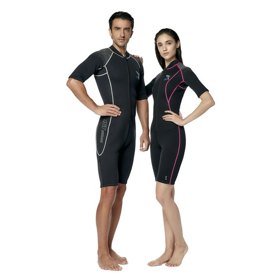 3mm Nylon II Neoprene Front Zip Rental Shorty with Super Stretch Panels (Women's 13)