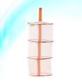 thumbnail image 6 of 2 PCS Clothes Drying Rack 3 Layer Hanging Basket Travel Drying Rack Laundry Net Bra Hanging Basket, 6 of 6