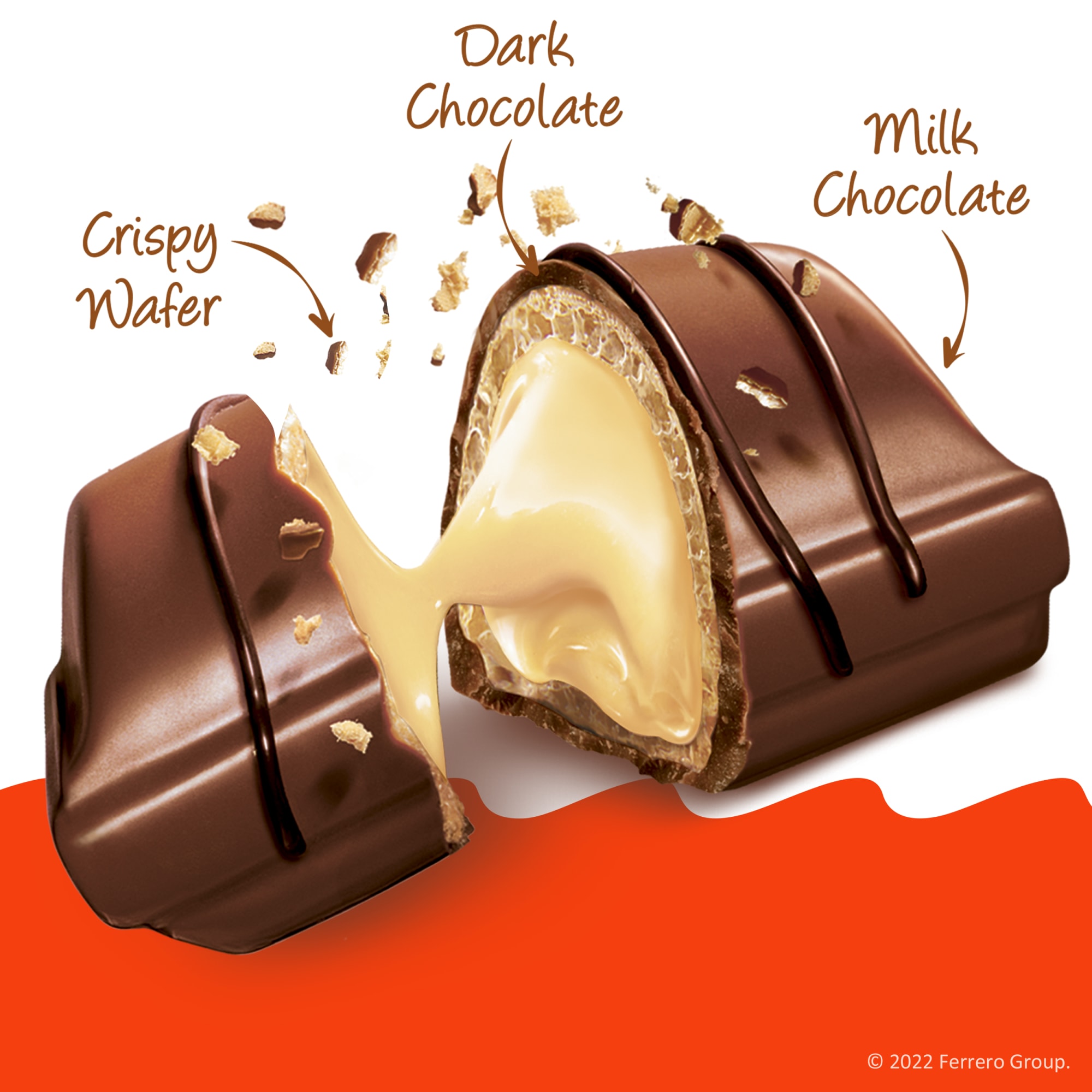 Kinder Bueno Mini, Milk Chocolate and Hazelnut Cream, Easter Basket Stuffers, 5.7 oz - image 4 of 11
