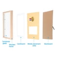 thumbnail image 4 of Uxcell Medal Display Case,Single Medal Display Shadow Box Medal Display Frame Wooden Stand for Sports Original Poplar, 4 of 7