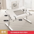 thumbnail image 1 of Mesa con bandeja para ordenador portátil, mesa de cama ajustable para ordenador portátil, escritorio de pie portátil con cajón de almacenamiento, mesa plegable para tableta de regazo para sofá, 1 of 4