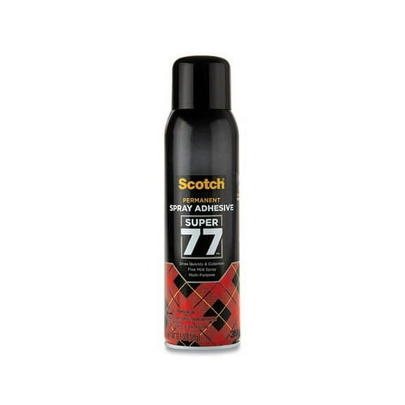 Super 77 Multipurpose Spray Adhesive 13.57 oz, Dries Clear