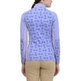 thumbnail image 4 of Equine Couture Ladies Snaffle Bits Sport Shirt- Blue- 3X, 4 of 7