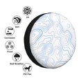 thumbnail image 5 of ZNDUO Blue Abstract Stripe Pattern Spare Tire Cover, Universal Spare Tire Wheel Covers 16 inch, 5 of 8
