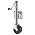 thumbnail image 1 of KFFKFF Cric de Remorque avec Roues, Capacité de Charge de 2000 lbs, Cric de Remorque Pivotant Robuste avec Roues Simples en PP et Poignée Ergonomique, Levage de 12 Pouces, Adapté pour Camping-Cars, Bateaux, Remorques à Chevaux, Remorques Utilitaires, 1 of 9