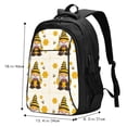 thumbnail image 5 of Daiia Beekeeper Gnome Holding A Glass Pattern USB Charging Backpack for Men and Women, Anti-Theft Backpack,Travel Backpack,School Backpack,College Backpack,Laptop Backpack, 5 of 7