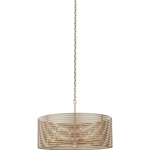 Emery 28 Inch Modern Gold Pendant Light | Kalco
