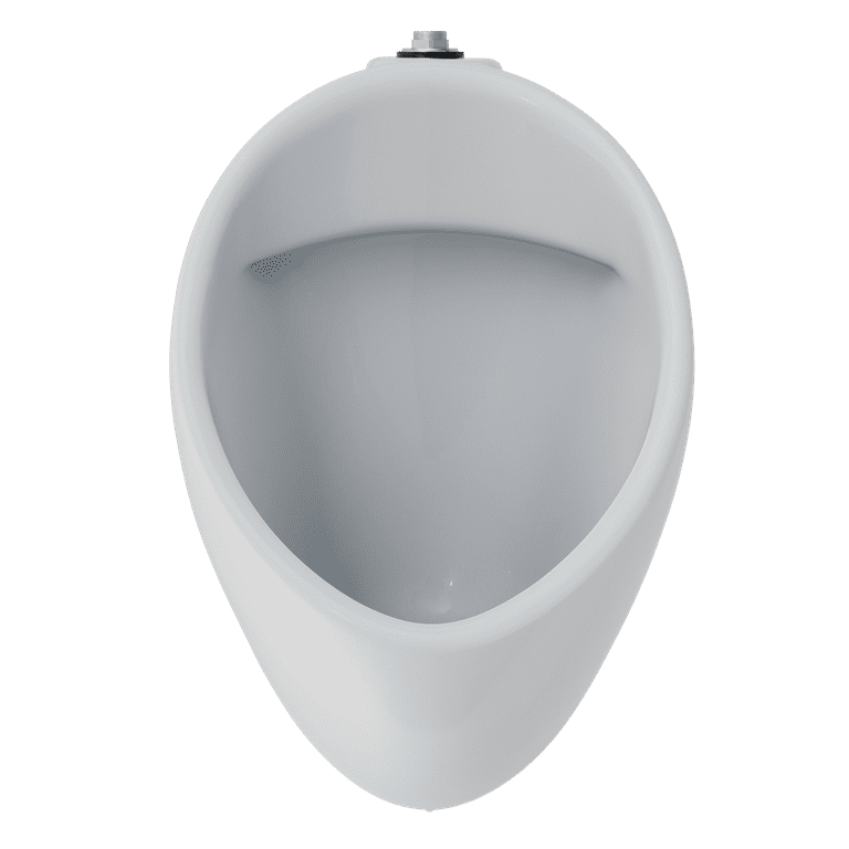 TOTO Wall Mount ADA Compliant 0.125 GPF Urinal with Top Spud Inlet Cotton White UT105U 01