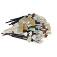 thumbnail image 2 of Sax Jumbo White Bristle Short Handle Paint Brushes, Assorted Sizes, Pack of 72, 2 of 9