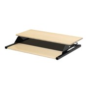 Two-Tier Pneumatic Standing Desk Converter - White Oak