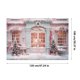 thumbnail image 3 of Puntoco Tapiz navideño, árbol de Navidad, escena de nieve, fondo fotográfico, tela colgante, decoración de fiesta de evento navideño, tela de pared de fondo, 3 of 6