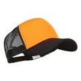 thumbnail image 4 of Neon Polyester Foam Front Big Size Mesh Cap - Black Orange XL-3XL, 4 of 5