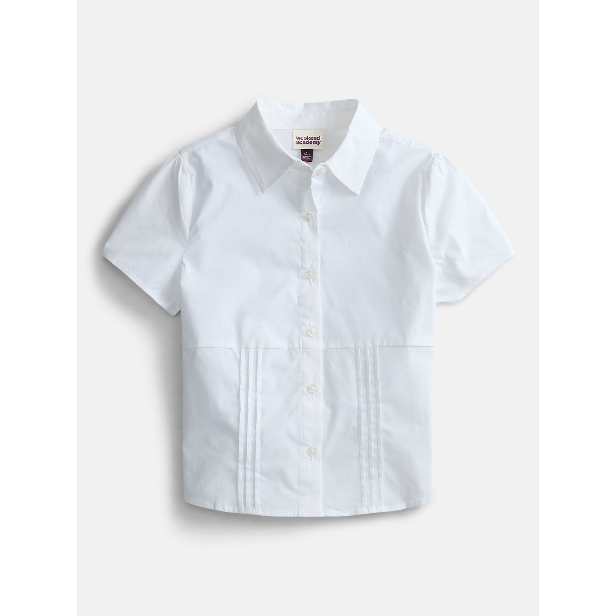 Weekend Academy Girls Button Front Shirt, Sizes 4-18