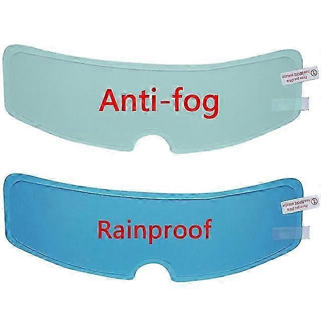 Universal Moto Helmet Anti-fog Patch Film Rainproof Lens Film For Motorcycle Visor Clear Fog Resistant Motor Racing Accessories