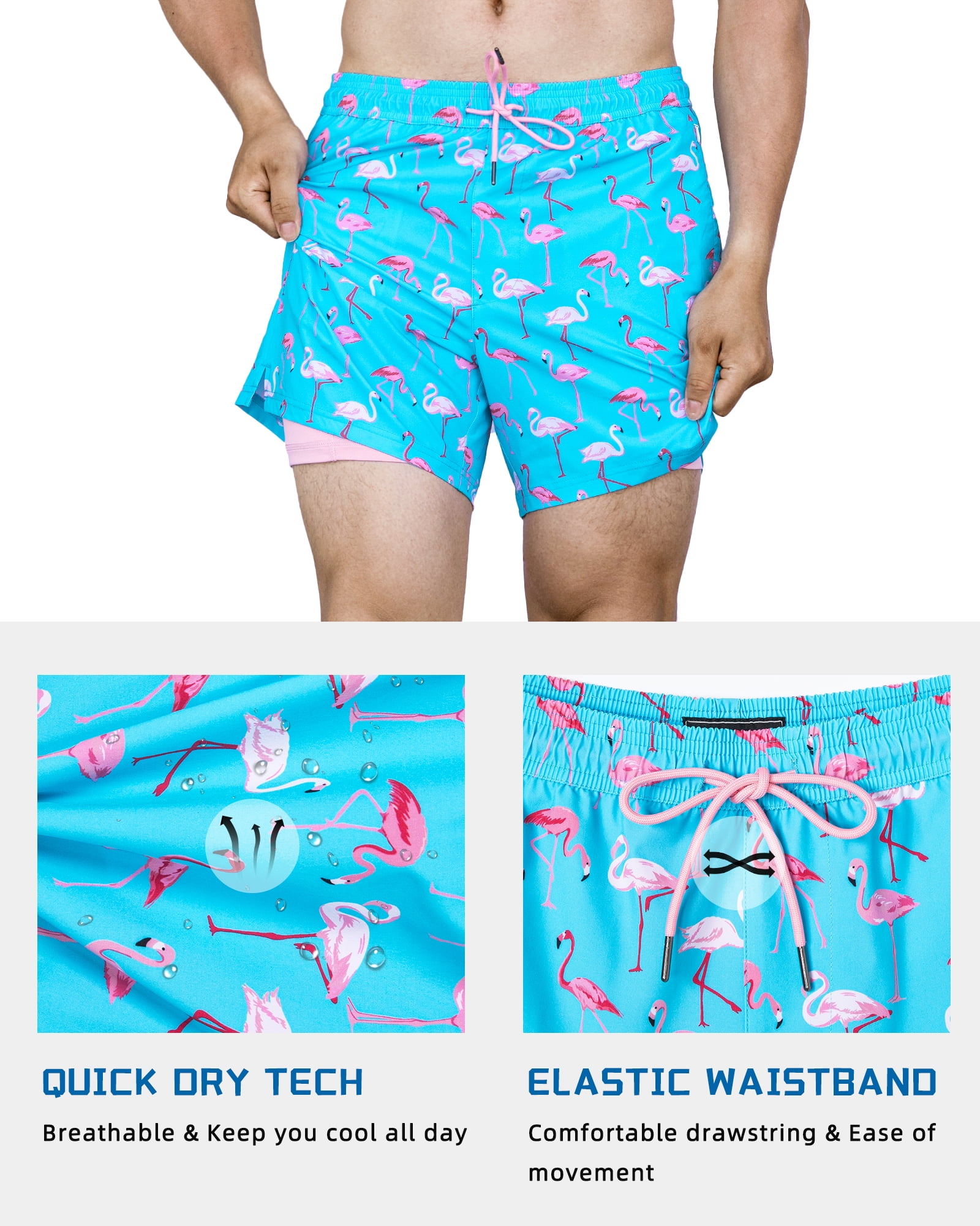 FURSAC logo-appliqué swim shorts - Blue