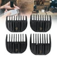thumbnail image 1 of Universal Clipper Guards Combs, 4pcs Hair Trimmer Guides Set for Easy Haircutting Retaining Length, Portable Design with Round Teeth, 1 of 8