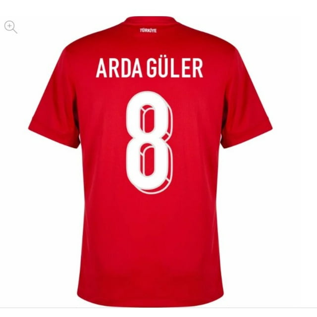 Increible! Jersey Playera Arda Güler 8 2025 Titular Local Roja Talla L