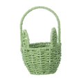 thumbnail image 3 of Esquirla Easter Flower Basket Empty Portable, Easter Decoration, Easter Egg Basket Wedding Flower Girl Basket for Holiday Green, 3 of 8