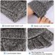 thumbnail image 2 of Guantes de lana con aislamiento térmico sin dedos para mensajes de texto, unisex, cálidos, de punto, convertibles, con solapa, 1241, 2 of 6