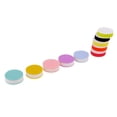 thumbnail image 2 of Bloc à Découper Rond en Caoutchouc Multicolore pour le Scrapbooking Bricolage Timbre en Caoutchouc 25mm, 2 of 6
