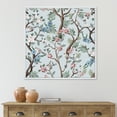 thumbnail image 2 of Designart 'Birds and Peonies With Chinoiserie X' Traditional Framed Canvas Wall Art Print, 2 of 5