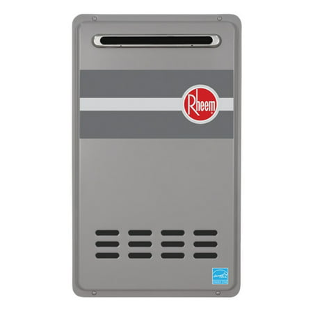Rheem RTG-84XLN-1 Outdoor Tankless Natural Gas Water Heater for 2 - 3 Bathroom
