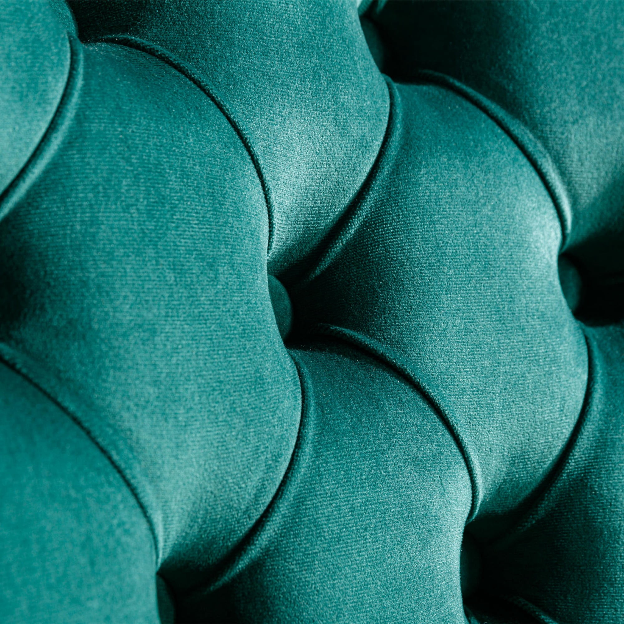 BSHTI 37.5" Velvet Upholstered Dining Room Chairs Set of 2, Modern Tufted Parson Chairs with Nailhead Trim, Foam Padded Seat for Dining Room/Kitchen(Green)