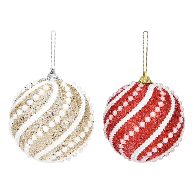 2 piezas colgantes para de Navidad, bolas colgantes, adornos, accesorios de decoración