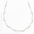 thumbnail image 4 of White Sterling Silver necklace Pearl Freshwater 18 in 6 mm, 4 of 4