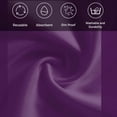 thumbnail image 5 of Pure Dark Purple Cloth Napkins, Simple Solid Color Washable and Reusable Dinner Napkins Set of 6, Table Napkin for Kitchen Party Birthday Wedding Hotel Housewarming 20"x20", 5 of 8