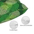 thumbnail image 3 of Kdxio Cotton Pillow Cases 20"x30" Pillowcases,Soft and Breathable Bedroom Pillow Cases-Green Flower-No Pillow Core, 3 of 5