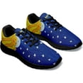 thumbnail image 3 of Coolcustomize Women's Moon & Sun Running Shoes, Lightweight Breathable Mesh Walking Shoes Personalized Name Sneakers for Men, 3 of 6