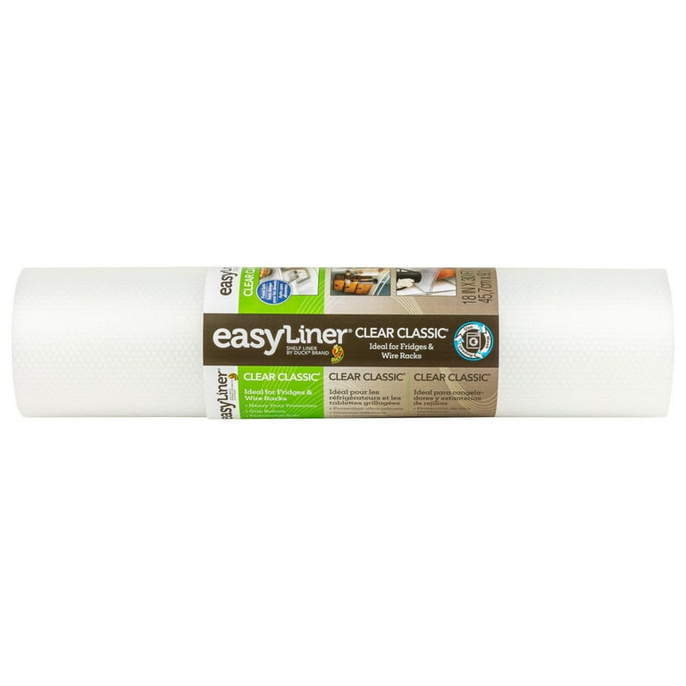 DUCK BRAND Easy Liner Brand Shelf Liner Solid Grip Taupe 20in X 22