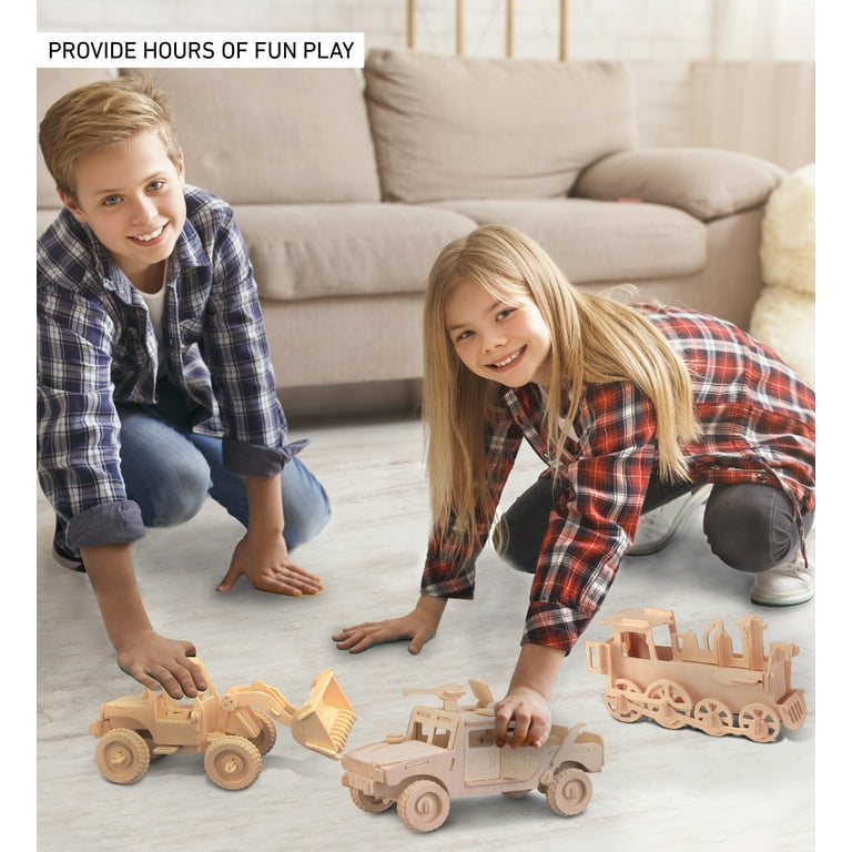 Puzzled H1 Large 68 Pieces Wooden 3D Puzzle Woodcraft