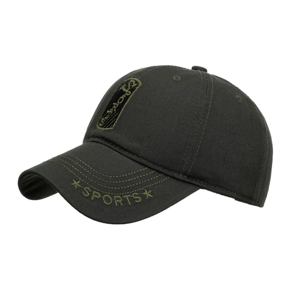 LEKODE Mens Sun Hat Outdoor Hat Hiking Hats Summer Hats Cute Unisex for Golf Tennies Adjustable Vintage Trucker Hat for Men Women Work Hat Sweat Caps for Men Army Green One Size