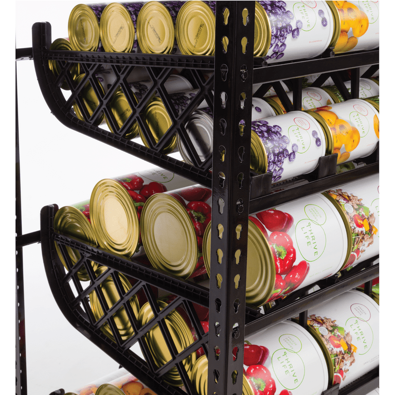 Shelf Reliance Pantry Organizer Variety Can Food Storage Rotation System