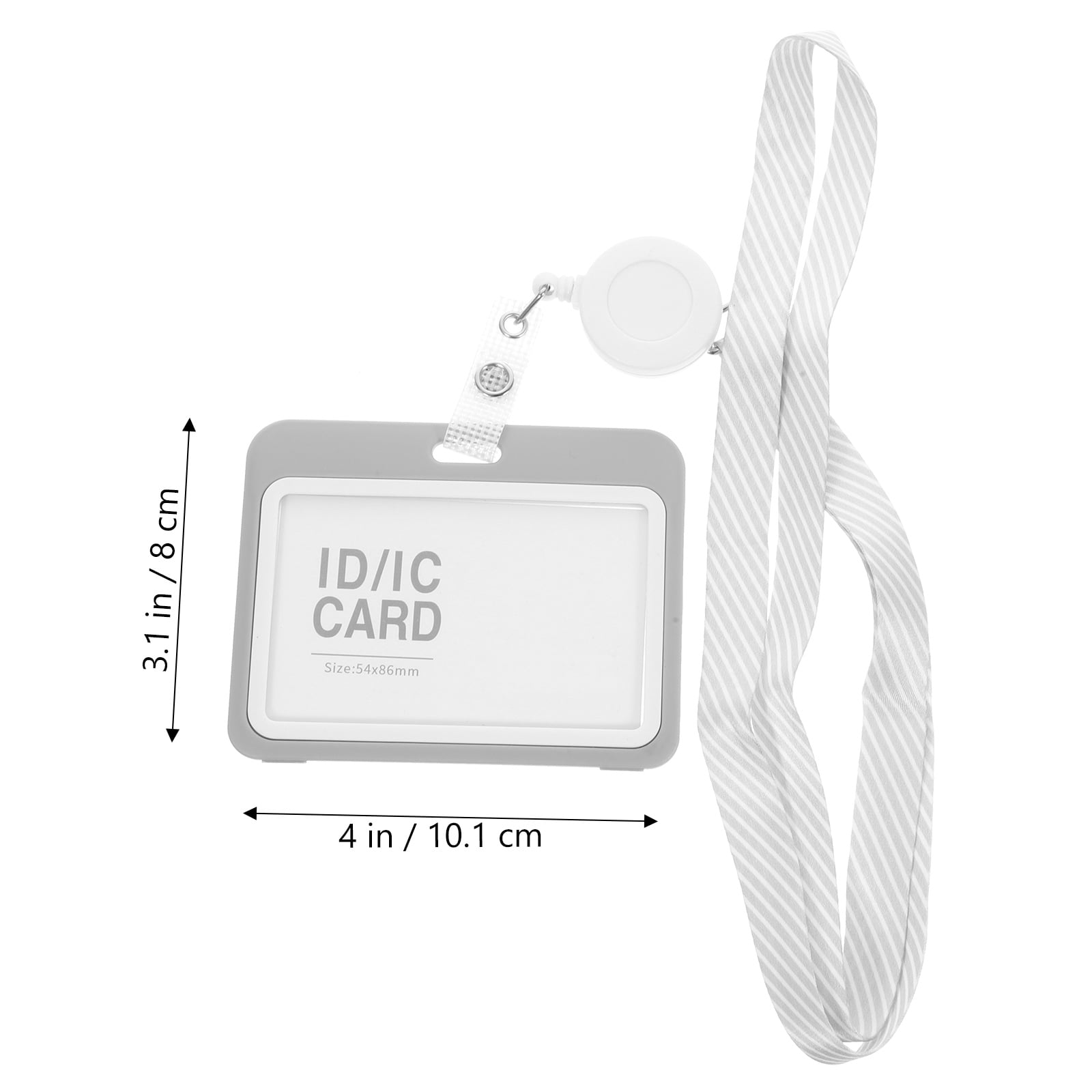 SEWCHICS Lanyards For Id Badgess 10 Sets 4x3.1x0.1in