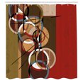 thumbnail image 3 of Ambesonne Modern Art Shower Curtain, Retro Grunge Surreal Art, 69"Wx75"L, Multicolor, 3 of 5