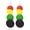 Colorful, variant on Big Round Circle Wood Drop Dangle,Boho Hippie Long Wooden Earrings Dangle Earrings with Silver Hook for Women?ER1184-Circle Bronw?