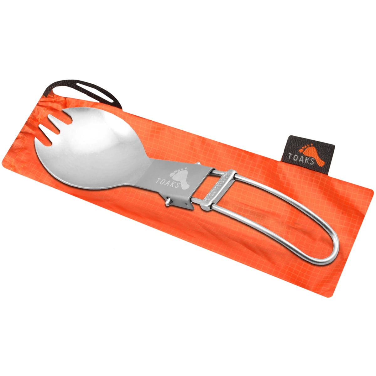 TOAKS Titanium Lightweight Folding Spork SLV06