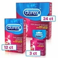 thumbnail image 4 of Durex Performax Intense Natural Latex Condoms, Ultra Fine, Ribbed, Dotted with Delay Lubricant, Twin Pack, 48 e - (Pack of 2), 4 of 8