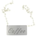 thumbnail image 1 of Cal Mil 618-1 Urn Chain Sign Coffee - Silver, 1 of 1