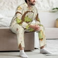 thumbnail image 7 of Hirioo Frogs for Men's Pajama Sets 2 Piece Pjs Men's Long-Sleeved Pajama Set Button Down Sleepwear,S-XXL-XX-Large, 7 of 7