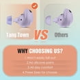 thumbnail image 3 of Puntas de Espuma Memory Foam para Galaxy Buds 2 Pro Tang Town Pequeño Violeta, 3 of 7
